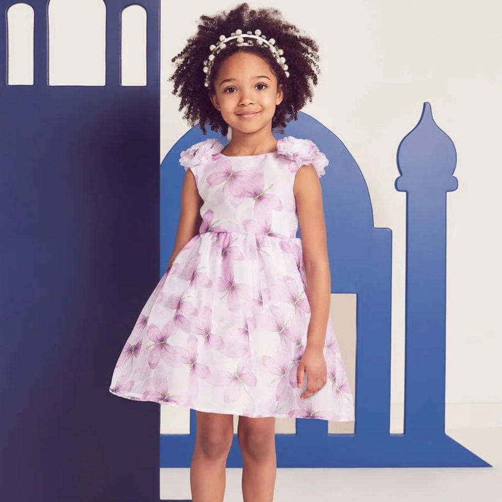MAYORAL
Girls White & Purple Butterfly Dress